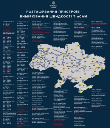 В Івано-Франківську на двох вулицях з’являться радари TruCam