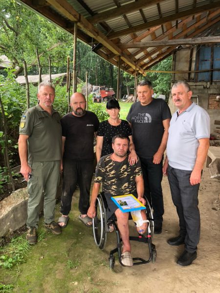 Військового з Прикарпаття нагородили нагрудним знаком “За мужність в охороні державного кордону”