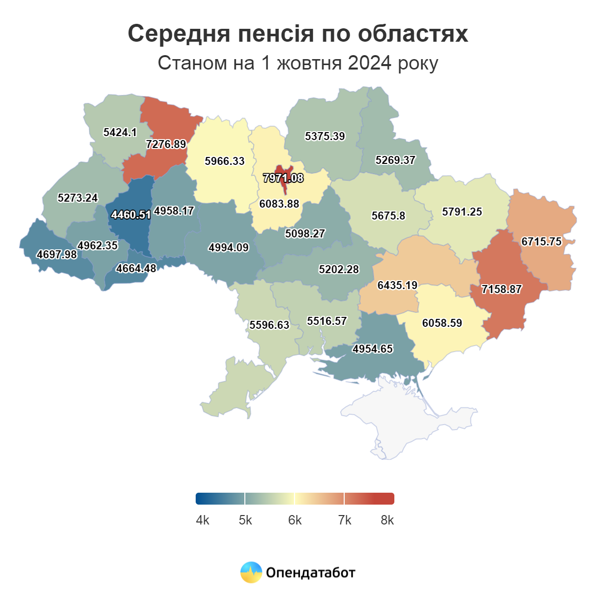 Менше як 100 доларів отримують 43% українських пенсіонерів - Опендатабот