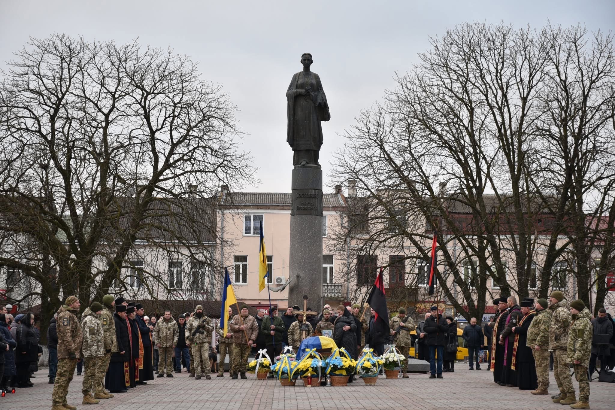 Рогатинщина зустріла загиблого на війні Героя Тараса Гайдея