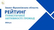 Івано-Франківська громада – переможець рейтингу туристичної активності 2024 року