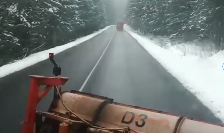 Прикарпаття, дорога, погода, снігопад, стан доріг, 