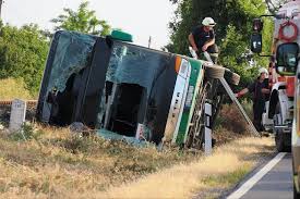 В Угорщині перекинувся автобус з українськими дітьми